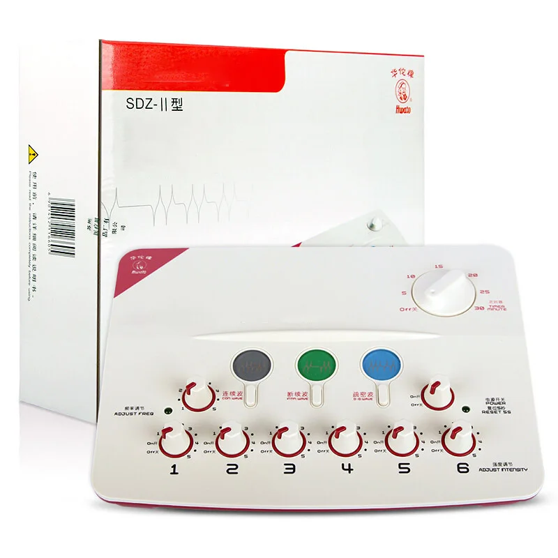 Hwato SDZ-II Nerve and Muscle Stimulator EMS TENS Electrotherapy Acupuncture Treatment Instrument 3 Waveform 6 outputs - Image 2