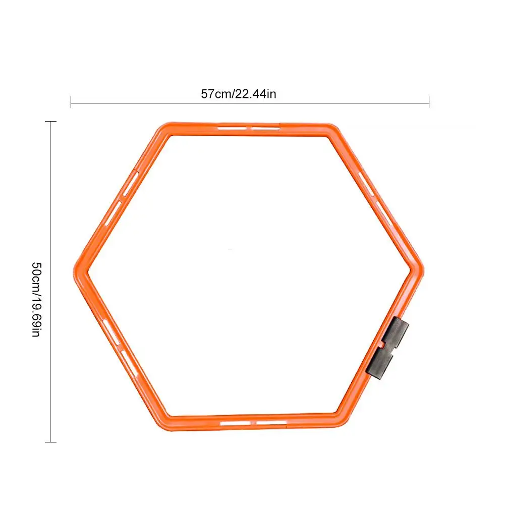 Hexagonal Agility Physical Training Ring Football Trainer 5 Pieces - Image 6