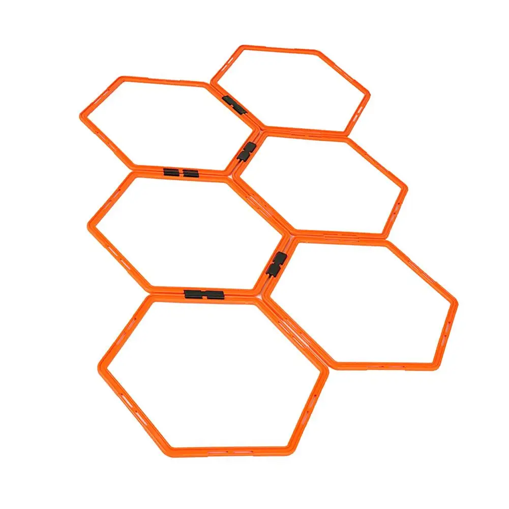 Hexagonal Agility Physical Training Ring Football Trainer 5 Pieces