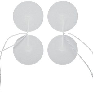 Electrode Pads Round 3cm With Cable Pack of 4