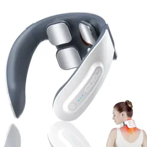 Automatic 4-Head Heating Neck Massager for Pain Relief