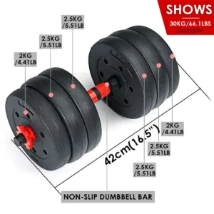 20Kgs Set Adjustable Weight Dumbbell/Barbell
