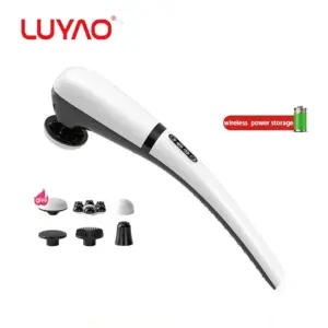 Massage Hammer Electric Vibration Infrared with 6 Heads
