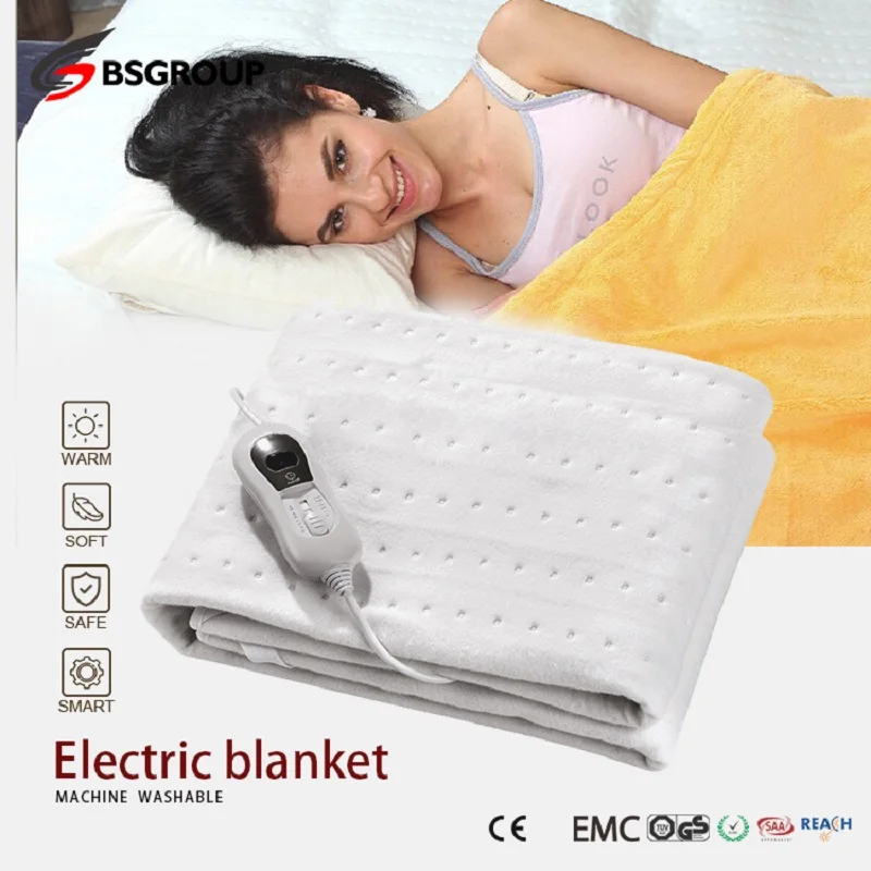 Non-Woven Fabric Electric Heated Under Blankets 220V 60W 150*80CM