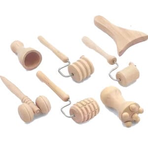 Premium New Fascial Maderotherapy Wooden Tools 7 in 1