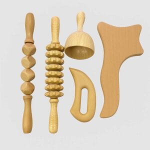 Premium Maderotherapy Wooden Tools 5 In 1