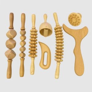 Premium Maderotherapy Wooden Tools 8 In 1