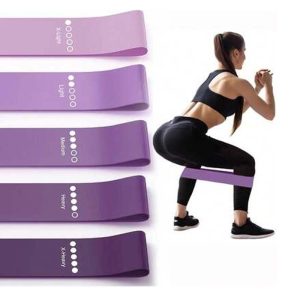 Full Purple Resistance Band Set of 5